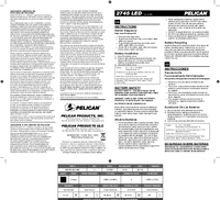 Thumbnail of document Manual - 2745 Pelican™ Safety Approved Headlamp